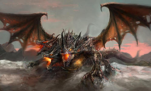 三头龙图片 三头龙素材 三头龙插画 摄图新视界