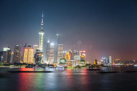 上海天际线夜景