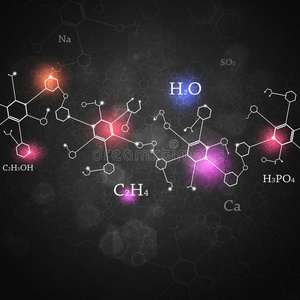 化学文摘深色背景
