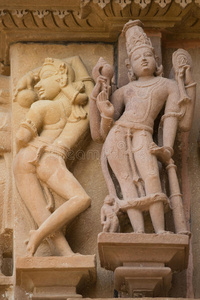 哈朱拉霍的拉克沙马那神庙