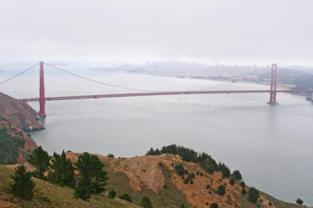 旧金山著名金门大桥