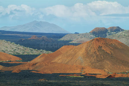 圣地亚哥岛火山景观