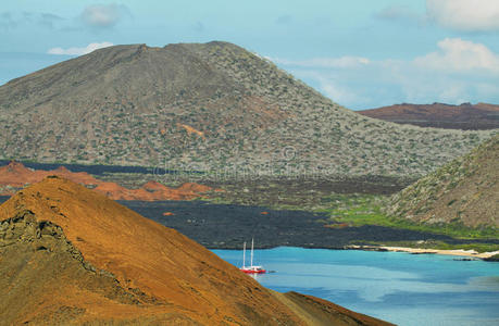 圣地亚哥岛火山景观