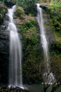 泰国国家公园的森林瀑布