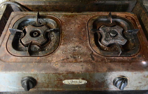 旧煤气炉照片