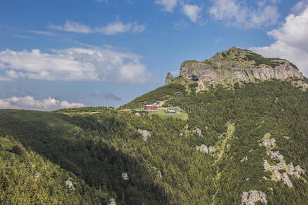 在齐奥劳山脉山顶上的景色