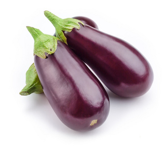 孤立的茄子图片