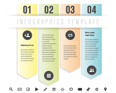 信息图形的现代设计模板