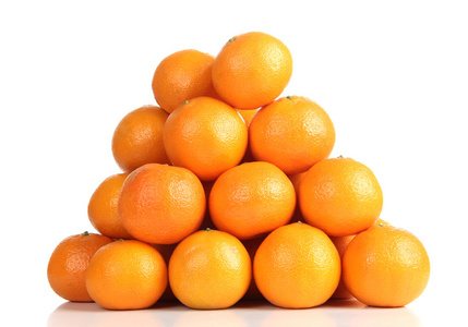 堆积的橘子