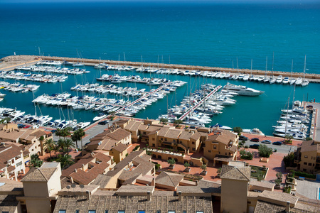 moraira 俱乐部死敌滨海鸟瞰图阿利坎特