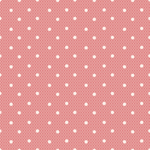 粉红色虚线花边无缝模式
