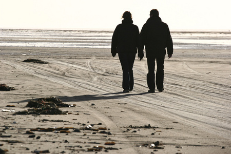 par p stranden n fanoe i Danmark