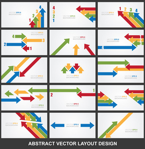 抽象矢量布局设计
