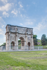 拱的君士坦丁在罗马，意大利