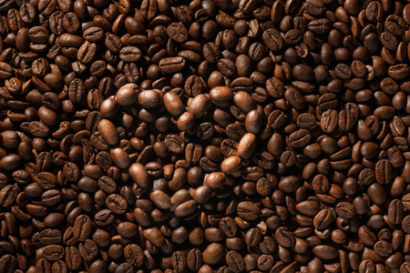 咖啡豆的象征性心