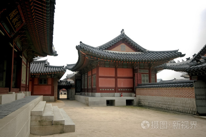 韩国宫殿的内部