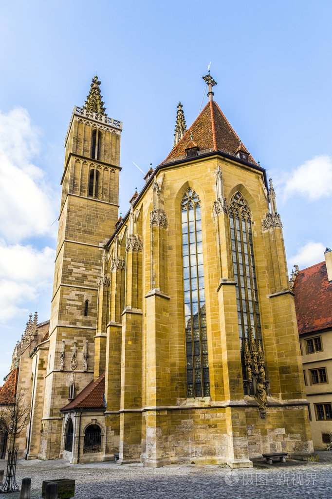 圣 jakobs 教堂在罗腾堡 ob 堡