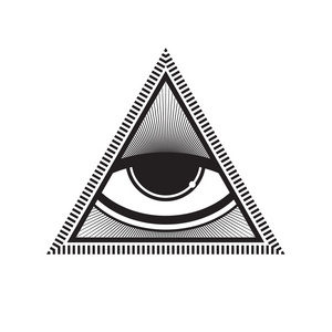 在金字塔中的眼睛