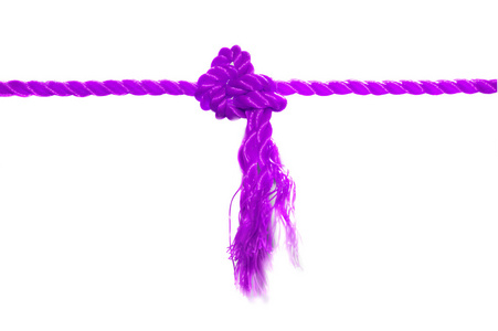 粉红色的绳子结