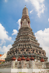 在曼谷的皇家佛教寺庙。