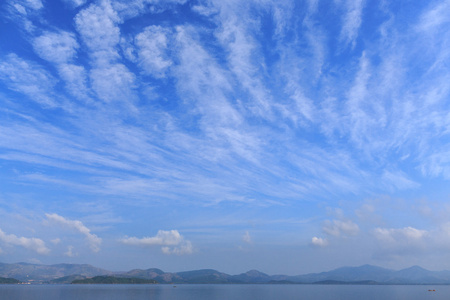 在热带小岛的美丽海景房