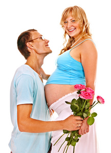 孕妇与丈夫