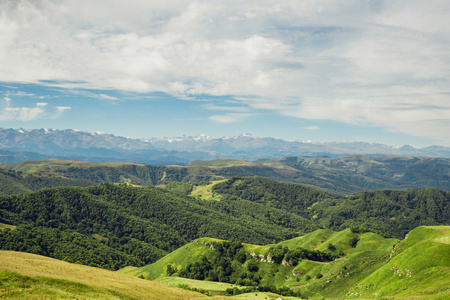 夏天山风景