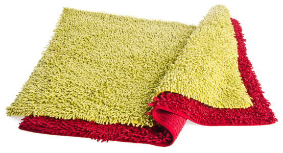 多彩地毯或清洗脚的门垫