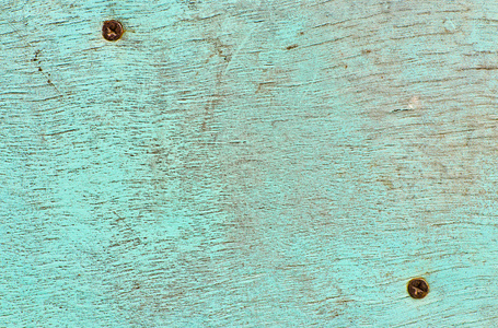 旧生锈的蓝颜色木材表面