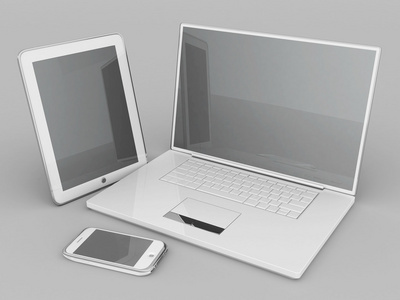 笔记本电脑 平板电脑和智能手机