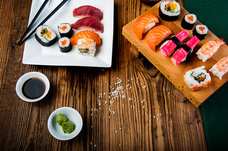 日本海鲜，寿司集