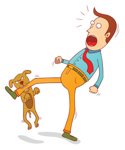 咬树枝狗狗图片