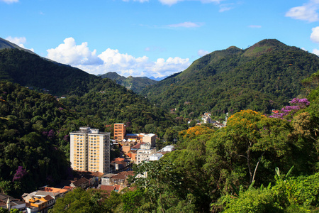 Panoramic view of Petrpolis, Brazil