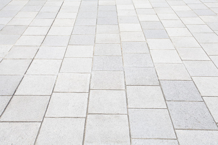 白色路面白色块路面照片