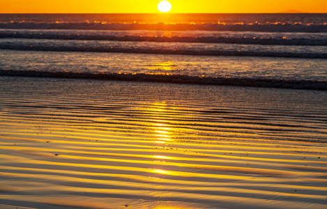 海上日落