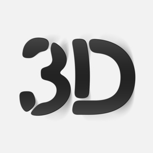 现实设计元素 3d