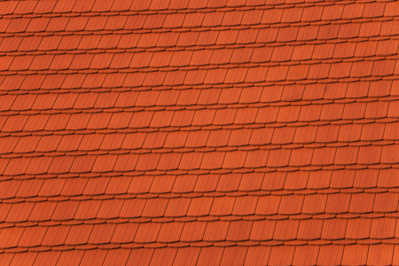 红色屋顶的模式