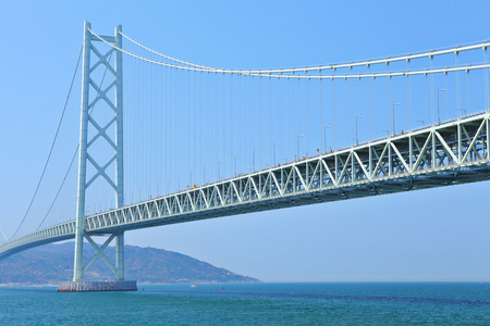 在神户明石海峡大桥