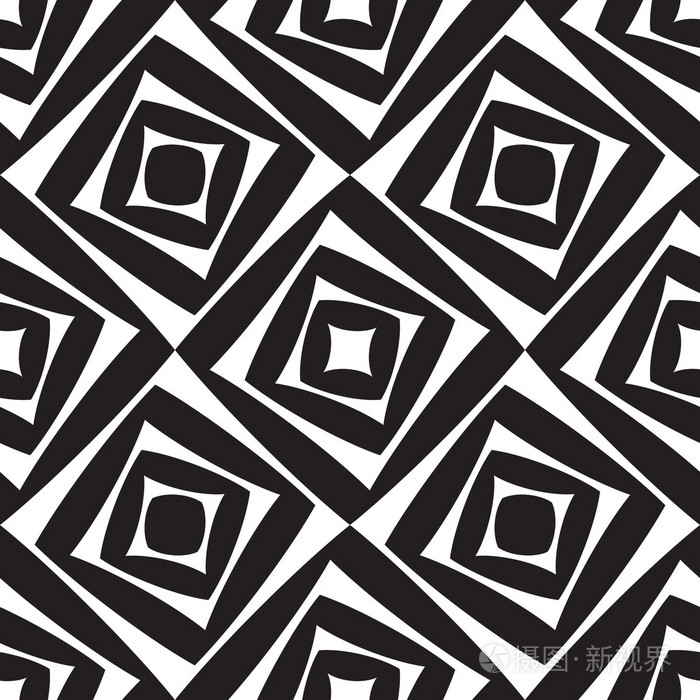 无缝的正方形图案