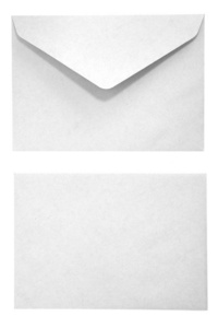 两个白色的信封