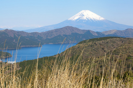 山富士和阿希湖