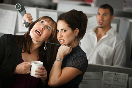 上班族扼杀一个女人照片