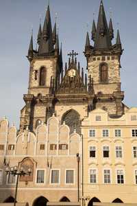 古镇广场与圣母教会教堂，布拉格