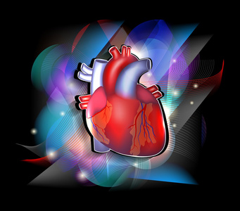 多彩的心脏病学设计图片