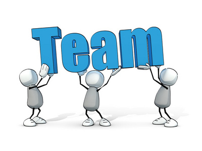 团队小人图图片-团队小人图素材-团队小人图插画-摄图新视界