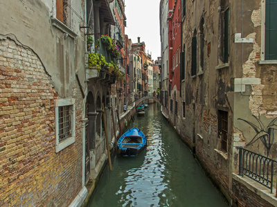 意大利的威尼斯。城市景观的香奈儿
