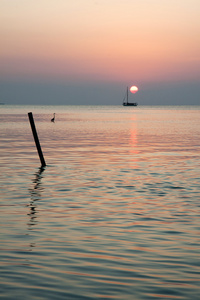 海上日落