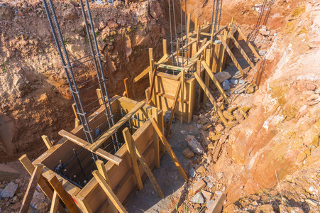 桩基桩基承台照片