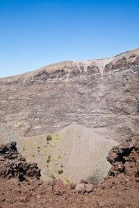 维苏威火山的火山口