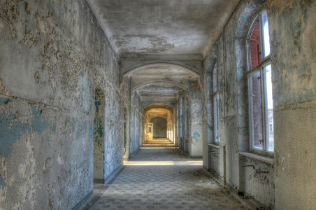 旧的被遗弃的医院